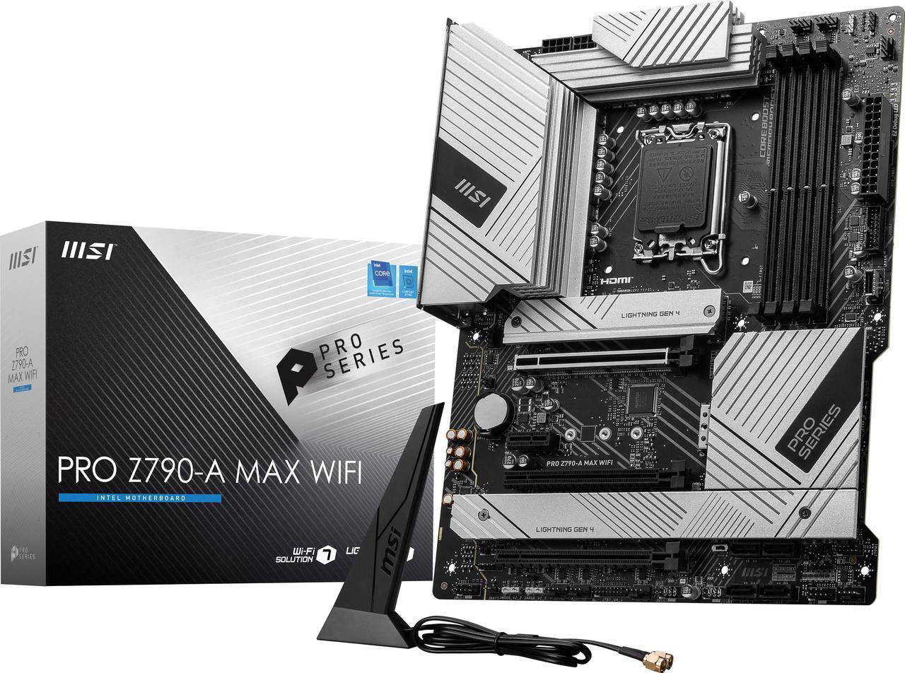 (Factory Refurbished) MSI PRO Z790-A MAX WIFI DDR5 Intel ATX Motherboard