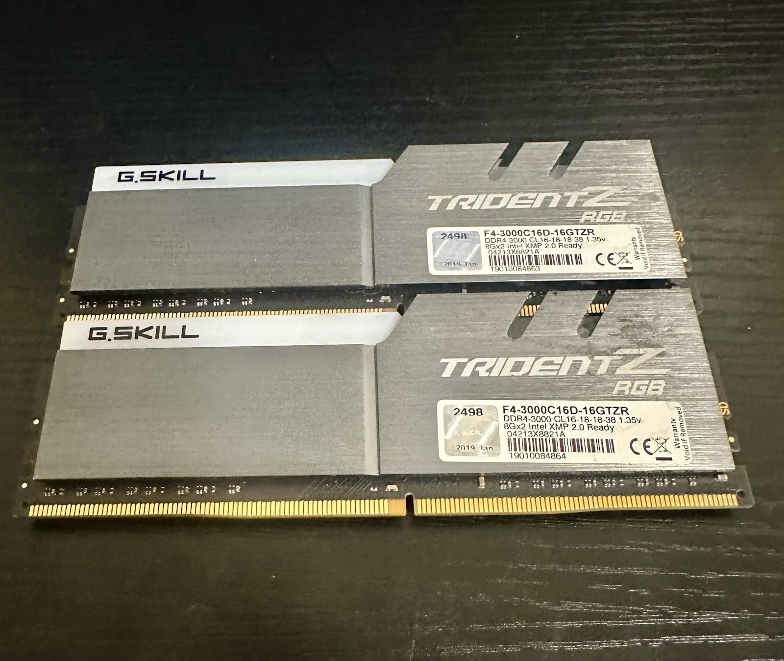 G. SKILL Trident Z RGB 16GB (2 x 8GB) PC4-24000 (DDR4-3000) Memory…