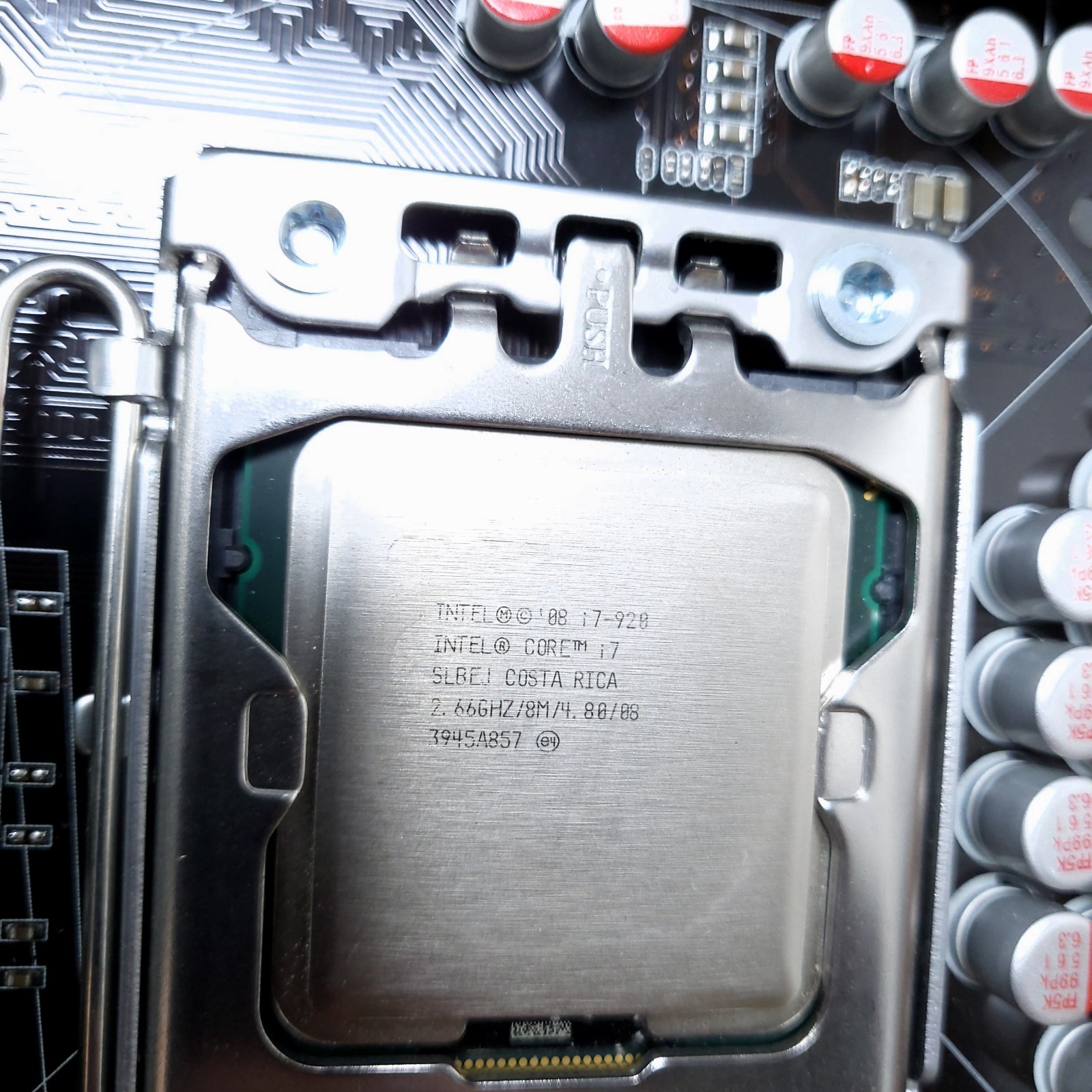 ASUS P6T Deluxe V2 X58 LGA1366 Motherboard i7-920 CPU 24GB DDR3 I/O Shield