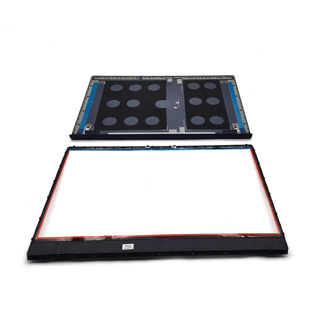 For Dell Inspiron 5501 5504 5502 Top Back Cover Bezel/Hinges 061DXH 0H00F3 Blue