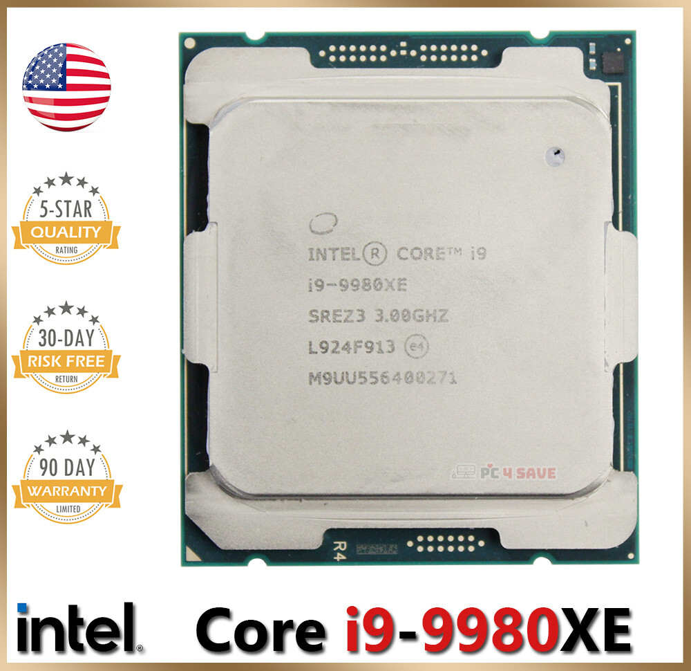 Intel Core i9-9980XE CPU SREZ3 3.0GHz (Turbo 4.50GHz) LGA-2066 Desktop Processor