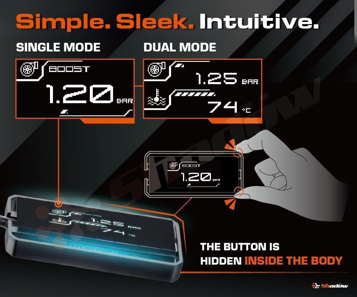 OBD2 Display D-Meter 2 Plus – Minimalist & Futuristic Multi-Functional Gauge …