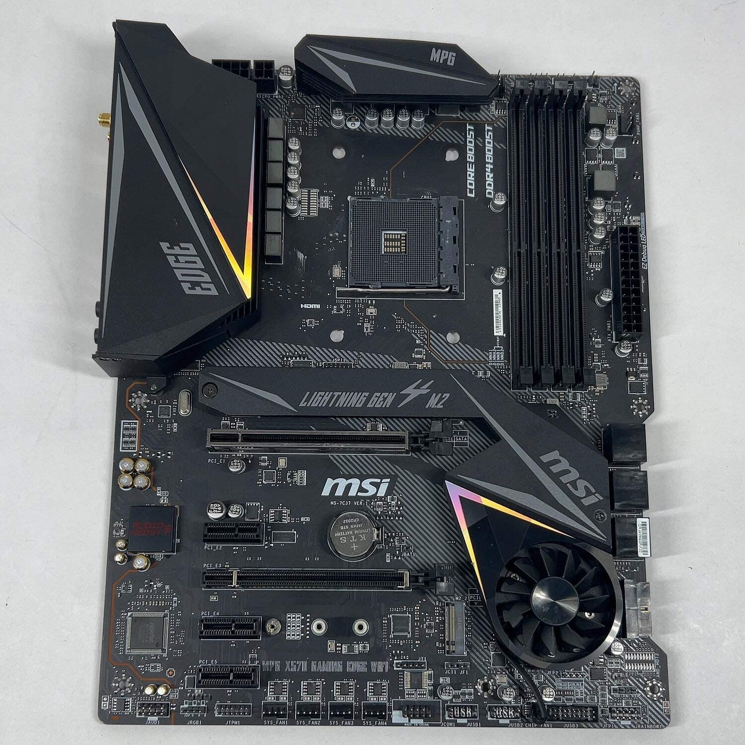 MSi MPG X570 Gaming Edge WiFi AM4 ATX AMD DDR4 Motherboard