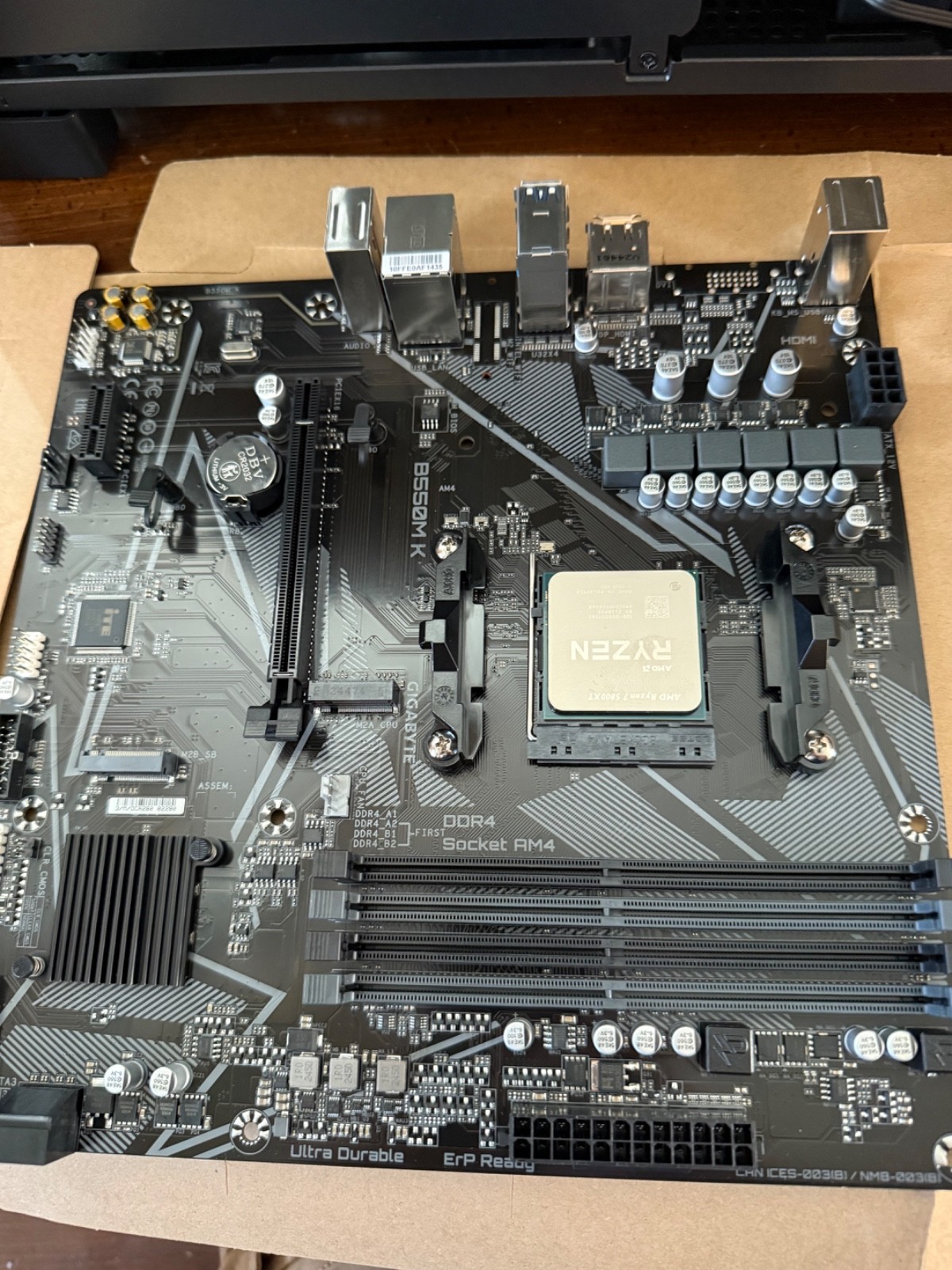GIGABYTE B550M K AM4, Micro-ATX AMD Motherboard