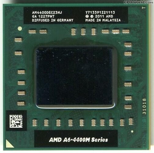 AMD A6-Series A6-4400M Laptop CPU Processor- AM4400DEC23HJ
