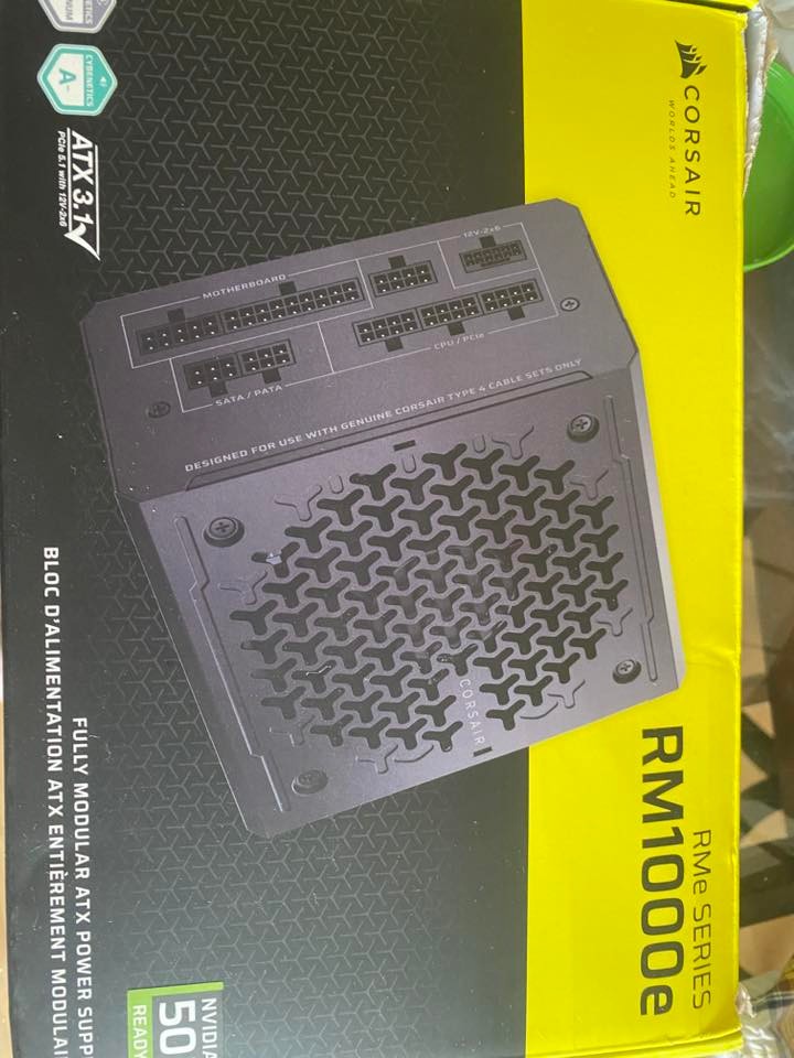 Corsair RM1000e CP-9020264-NA 80 Plus Gold 1000W Fully Modular Power Supply