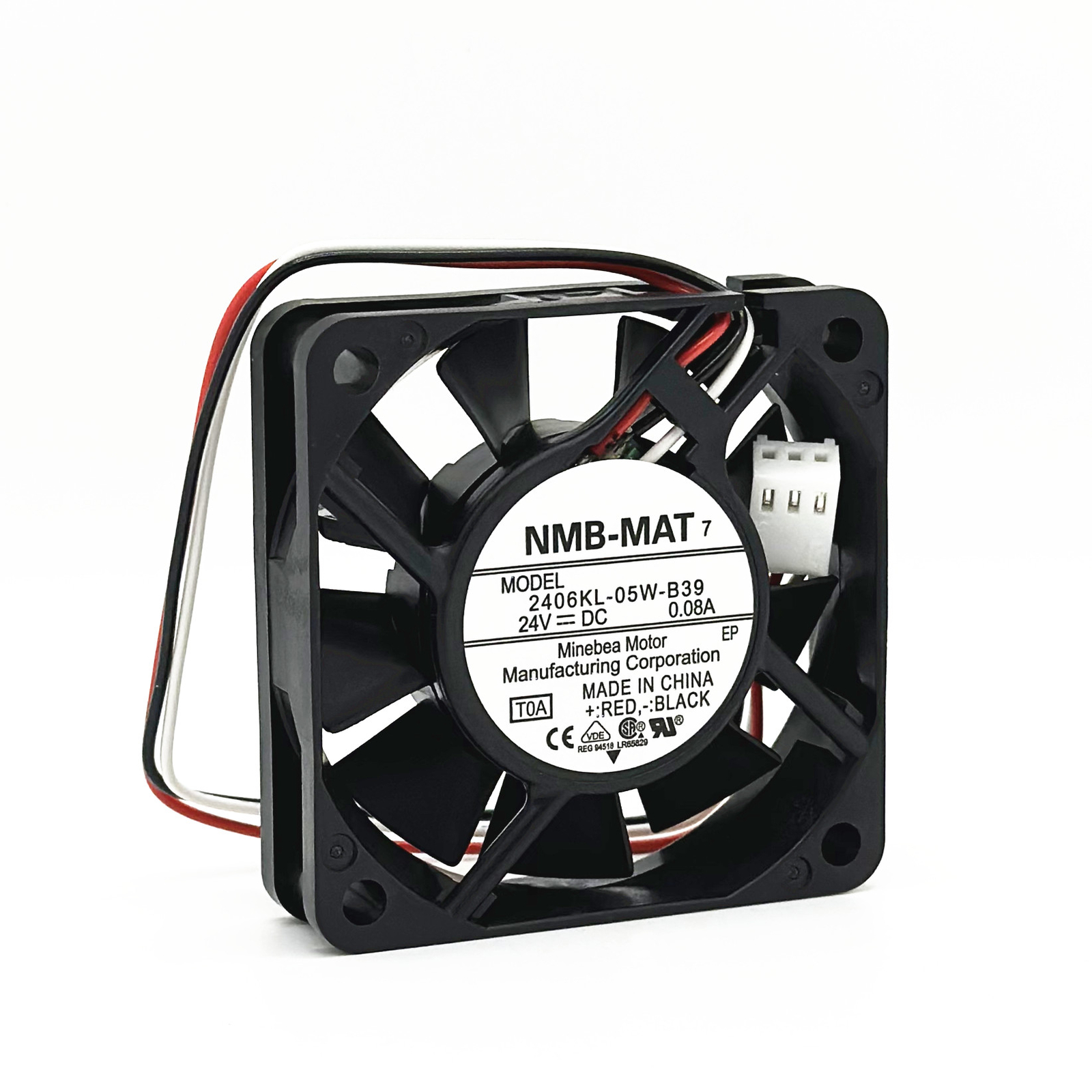 1PC 3-pin double ball server Inverter fan 2406KL-05W-B39 DC 24V 0.08A 6015