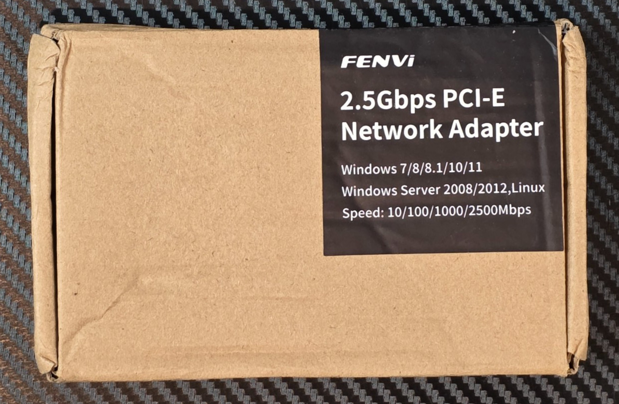 Fenvi 2.5G PCIE Network Adapter 2.5Gbps PCIe to RJ45 Gigabit Ethernet Network