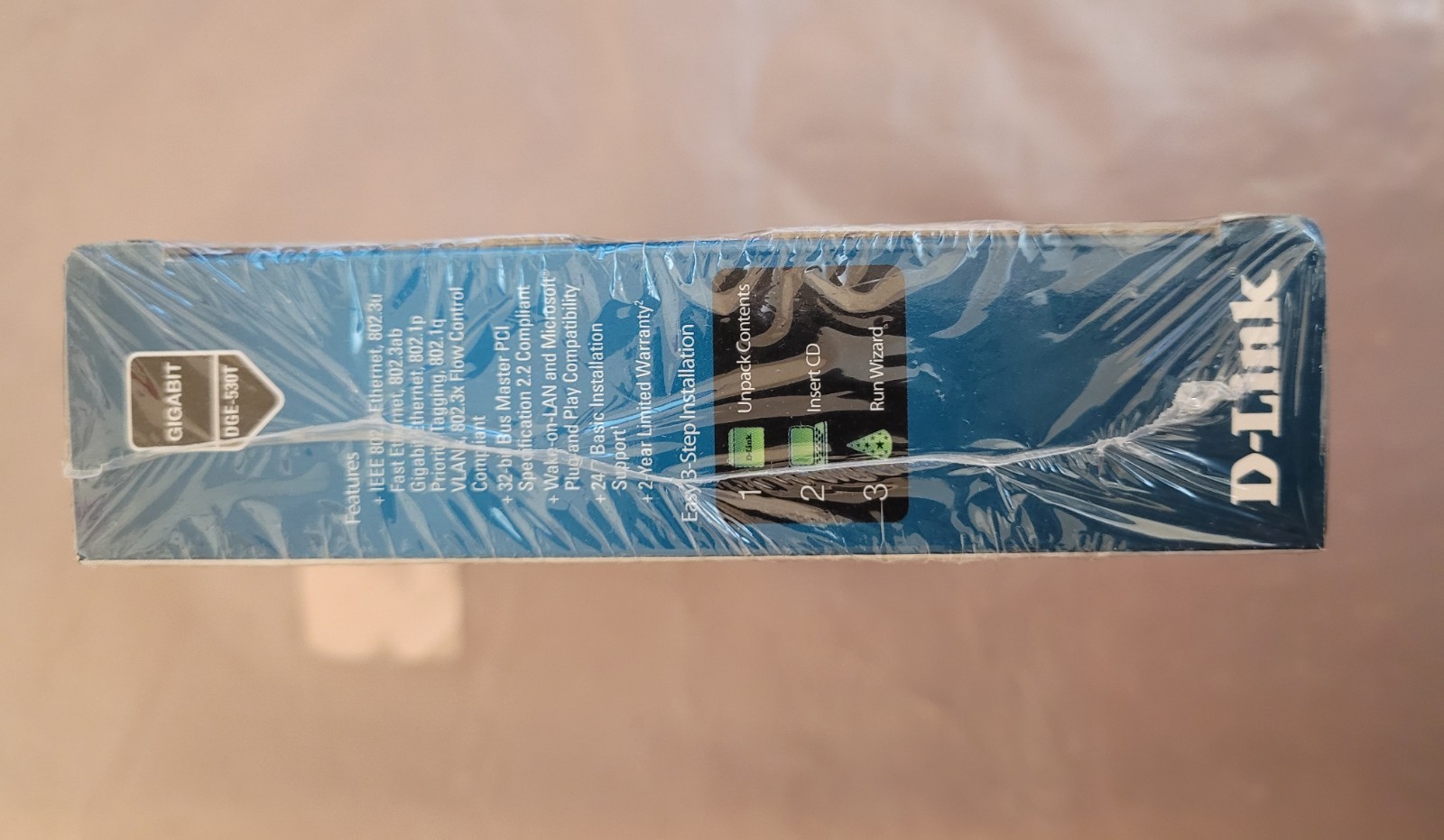 D-Link Gigabit Desktop PCI Adapter DGE-530T 10/100/1000 – NEW