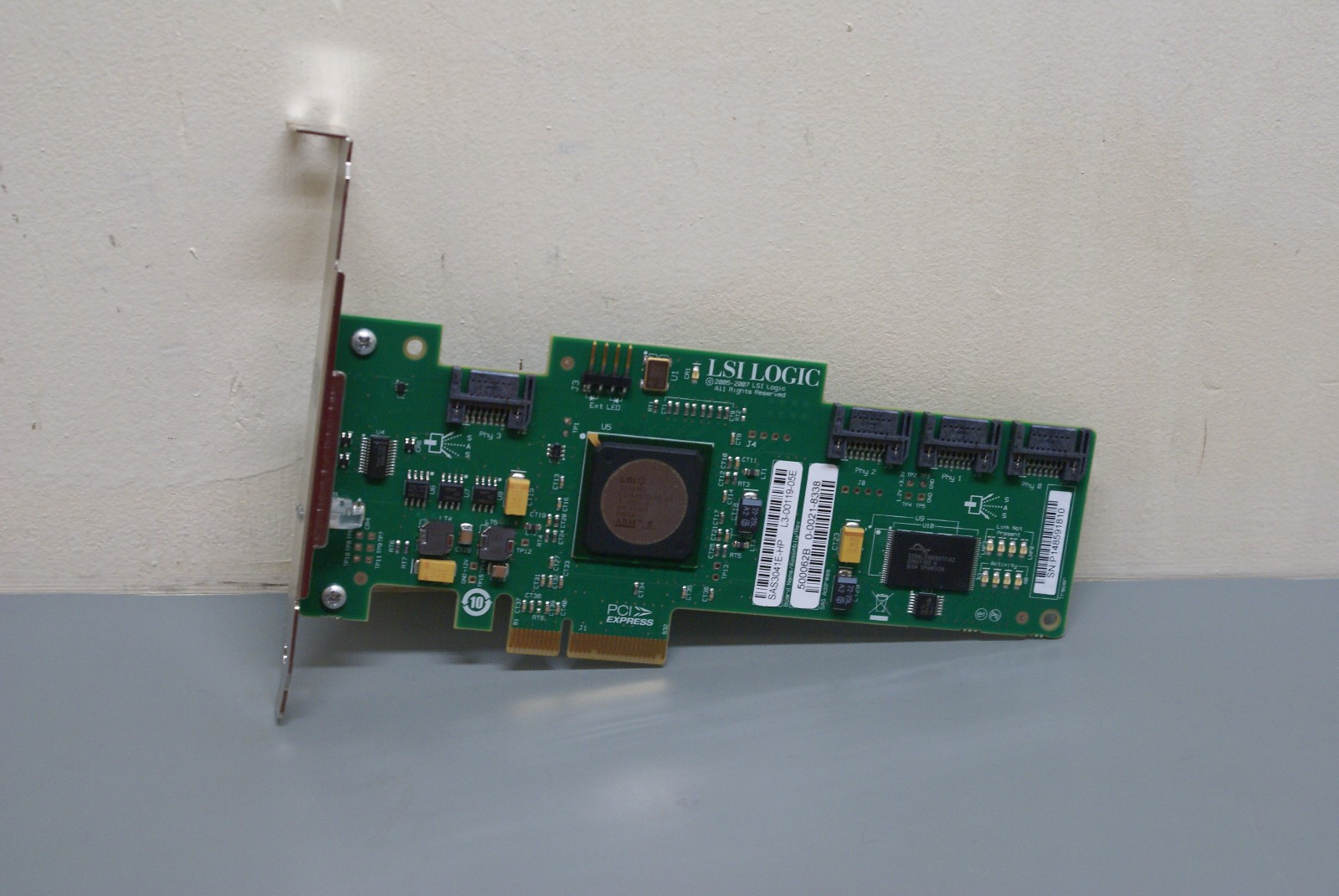 LSI Logic SAS3041E RAID Controller Card 4 Port SAS SATA PCIe Expander Card 1Q