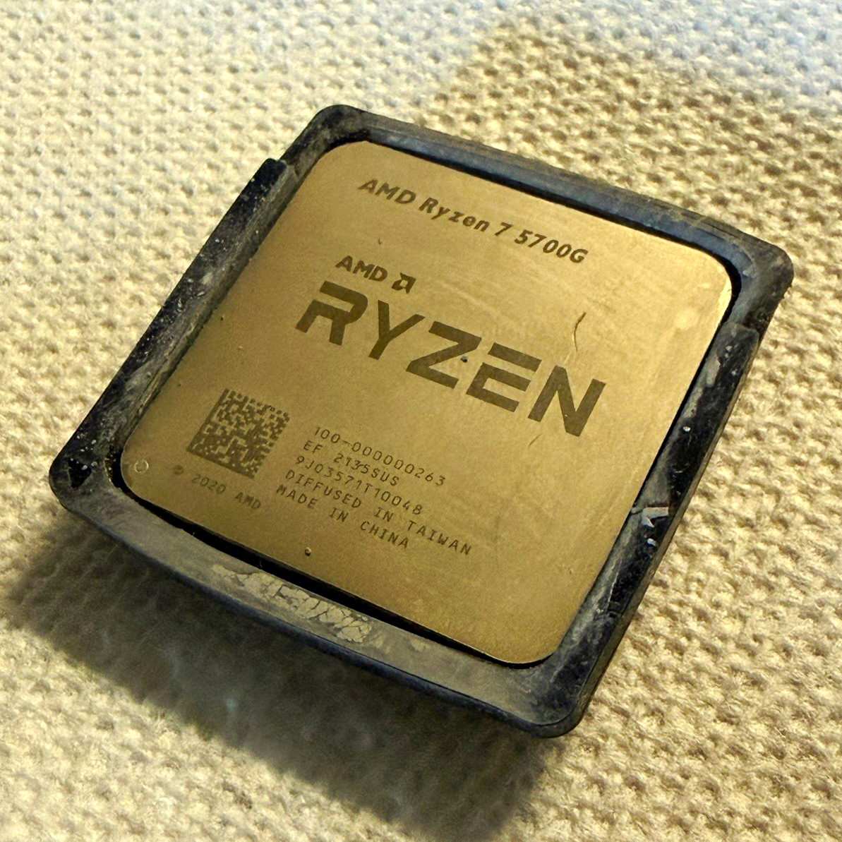 AMD Ryzen 7 5700G 8-Core Socket AM4 3.8GHz Desktop CPU 100-000000263