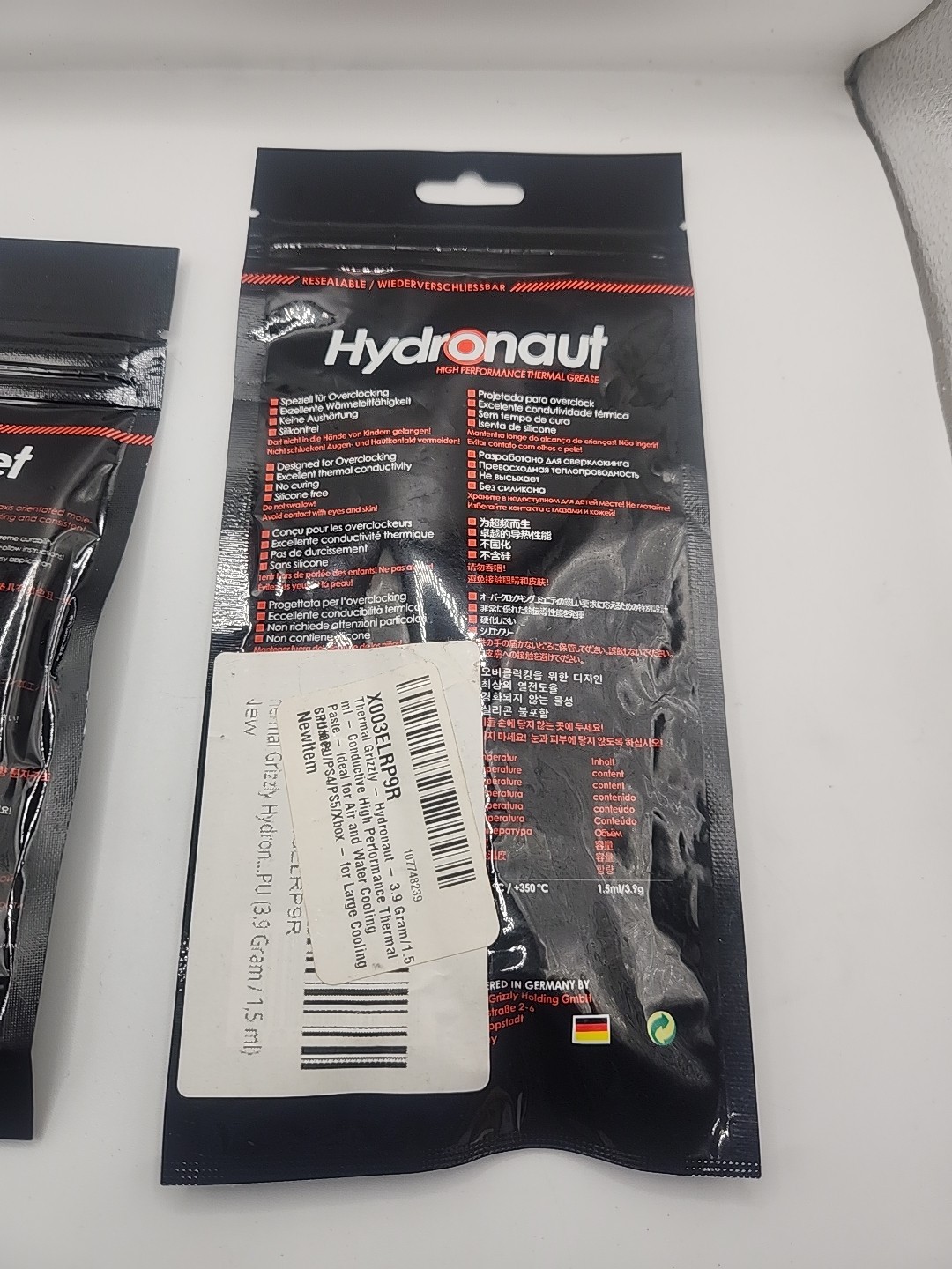 Thermal Grizzly KryoSheet 33 x 33 x 0.2 mm And Hydronaut Thermal Grease Set