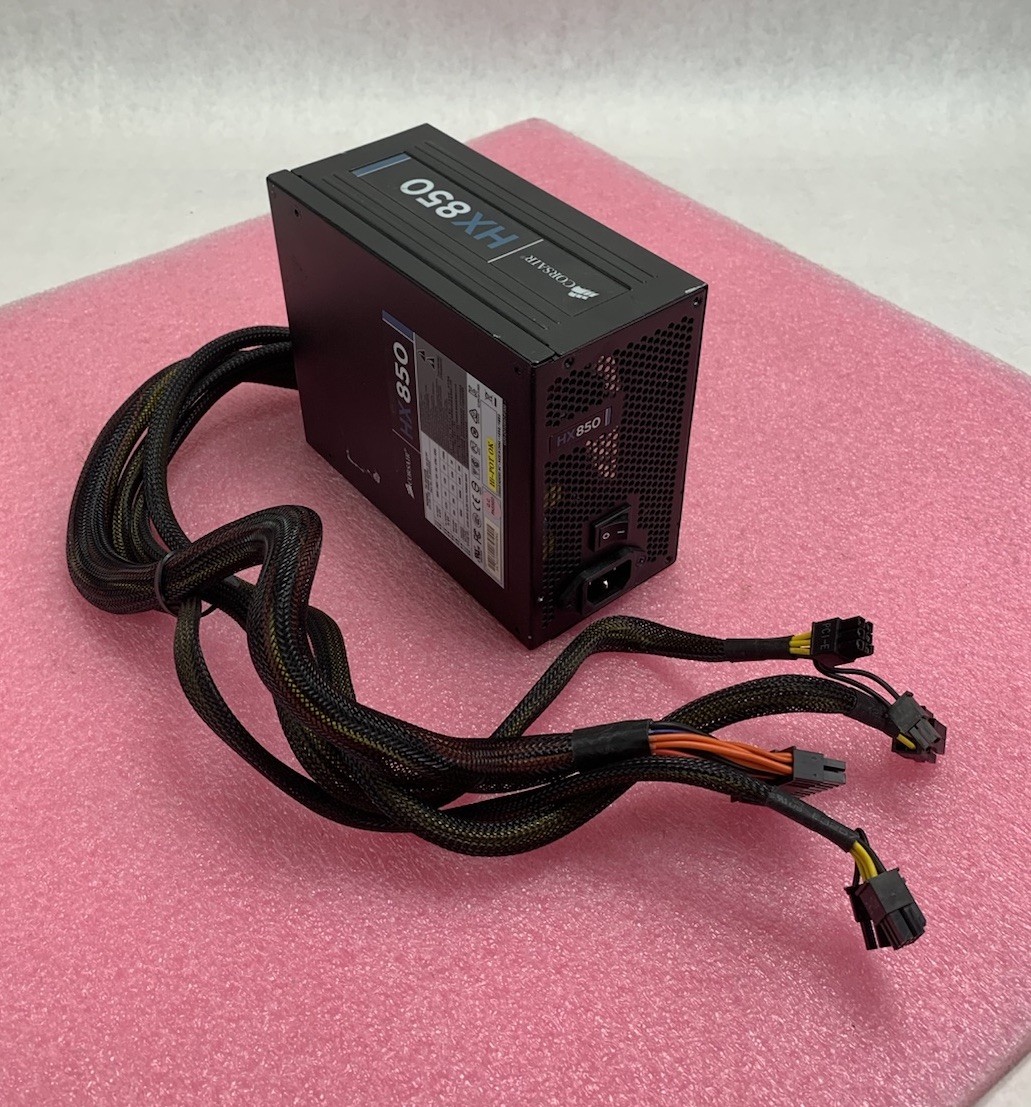 Corsair HX850 75-001219 CP-9020032 850W Power Supply – No Peripheral Cables