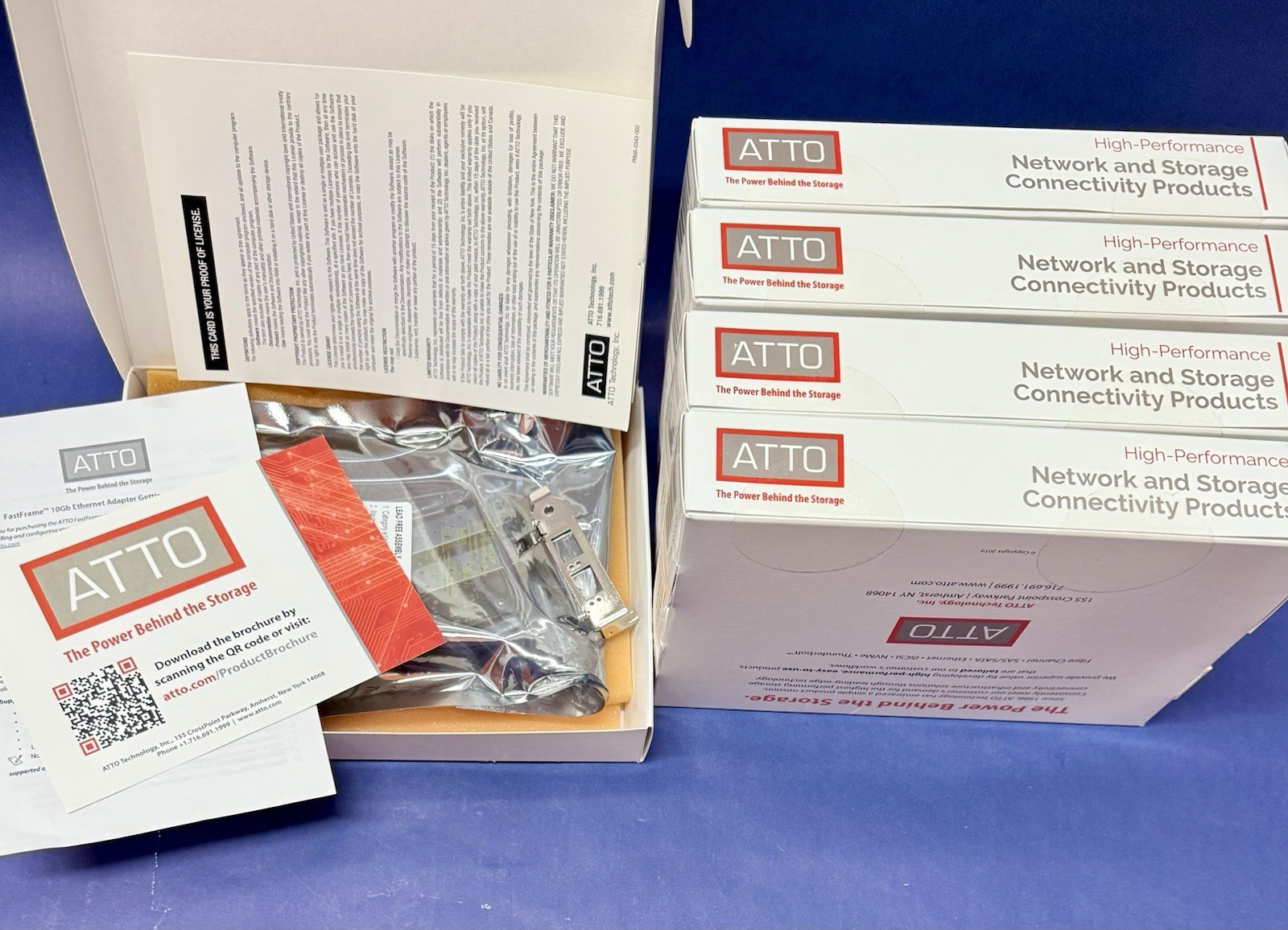ATTO FastFrame FF-NS12 Dual-Port 10GbE SFP+ PCIe 2.0 (FFRM-NS12-000)