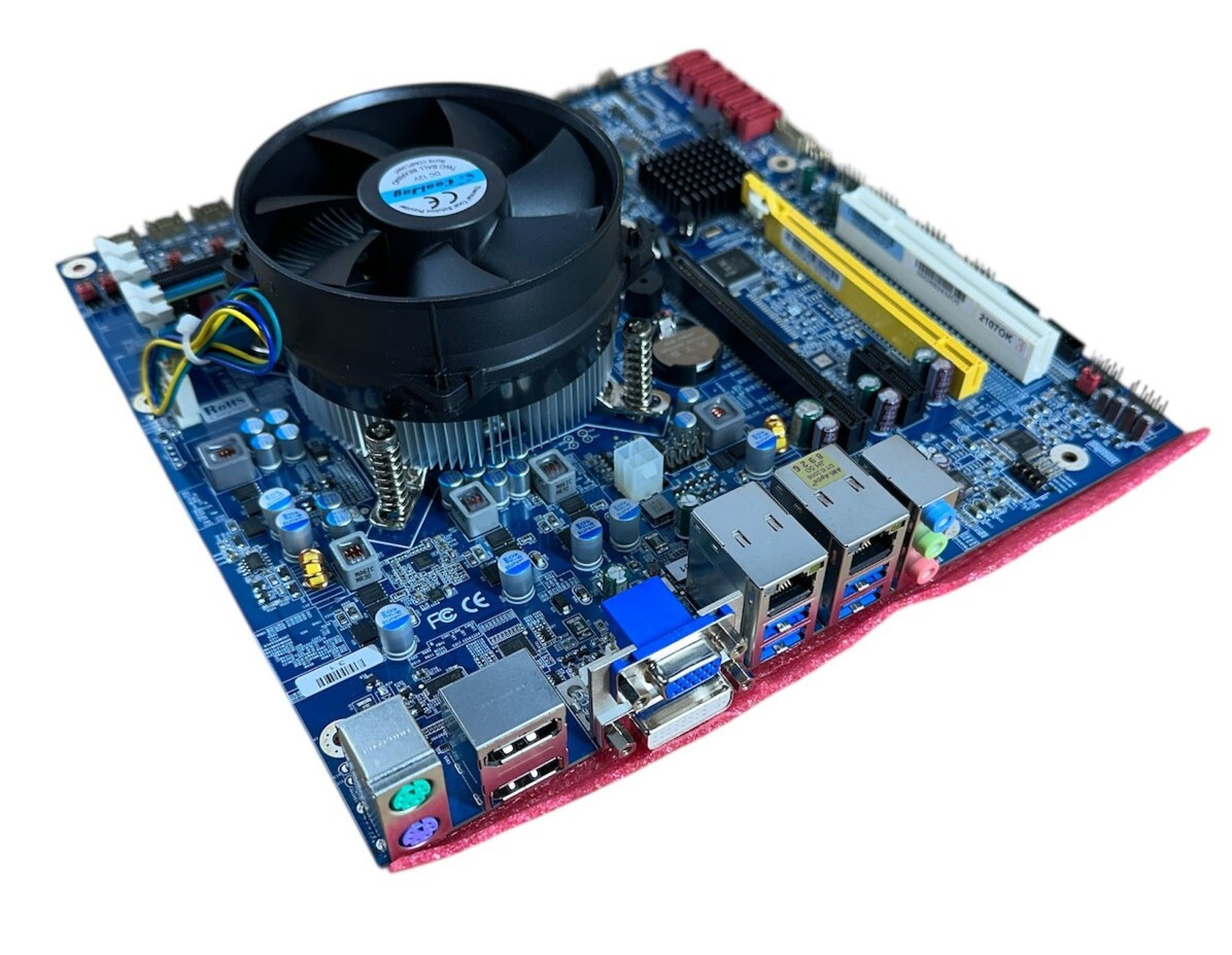 RX87Q Intel Q87 Micro ATX Motherboard KIT W/ 3.5Ghz, 4Gb, I/O SHIELD , HEATSNK