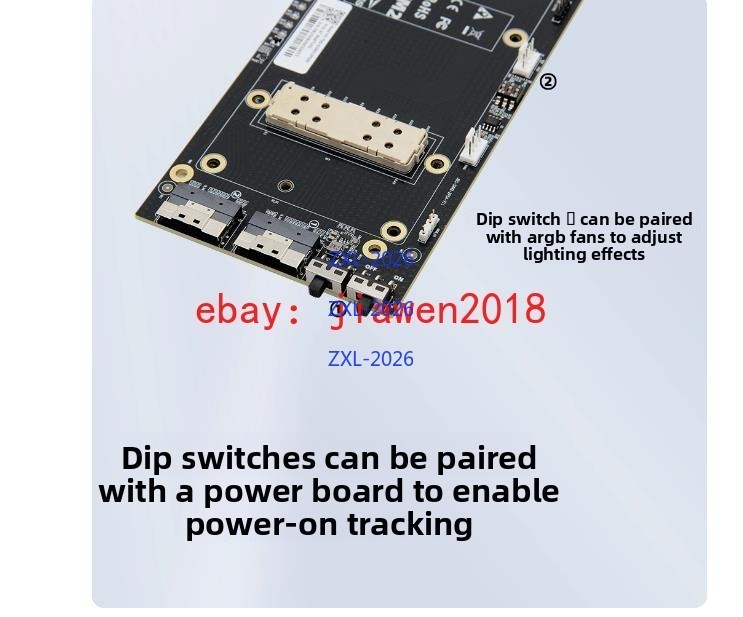 External Nvidia Tesla P100 V100 SXM2 PCI-E X16 +1* SFF-8654 Adapter +2 Cable