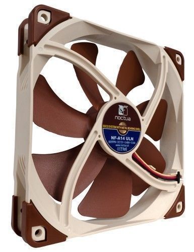 Noctua 140mmx25mm Square Frame 2 Speed SSO2 Bearing 3Pin Fan (NF-A14 ULN)