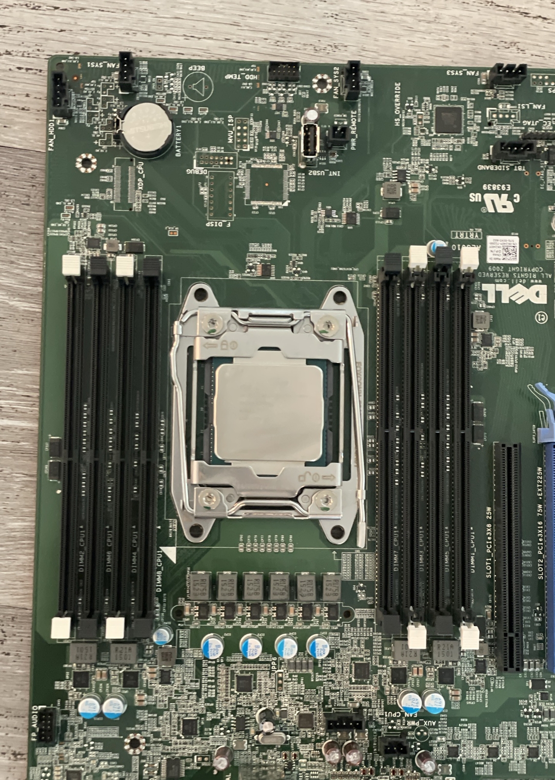 Dell Precision T5810 Workstation Motherboard K240Y 0K240Y-CPU E5-1650V3 #N22-3