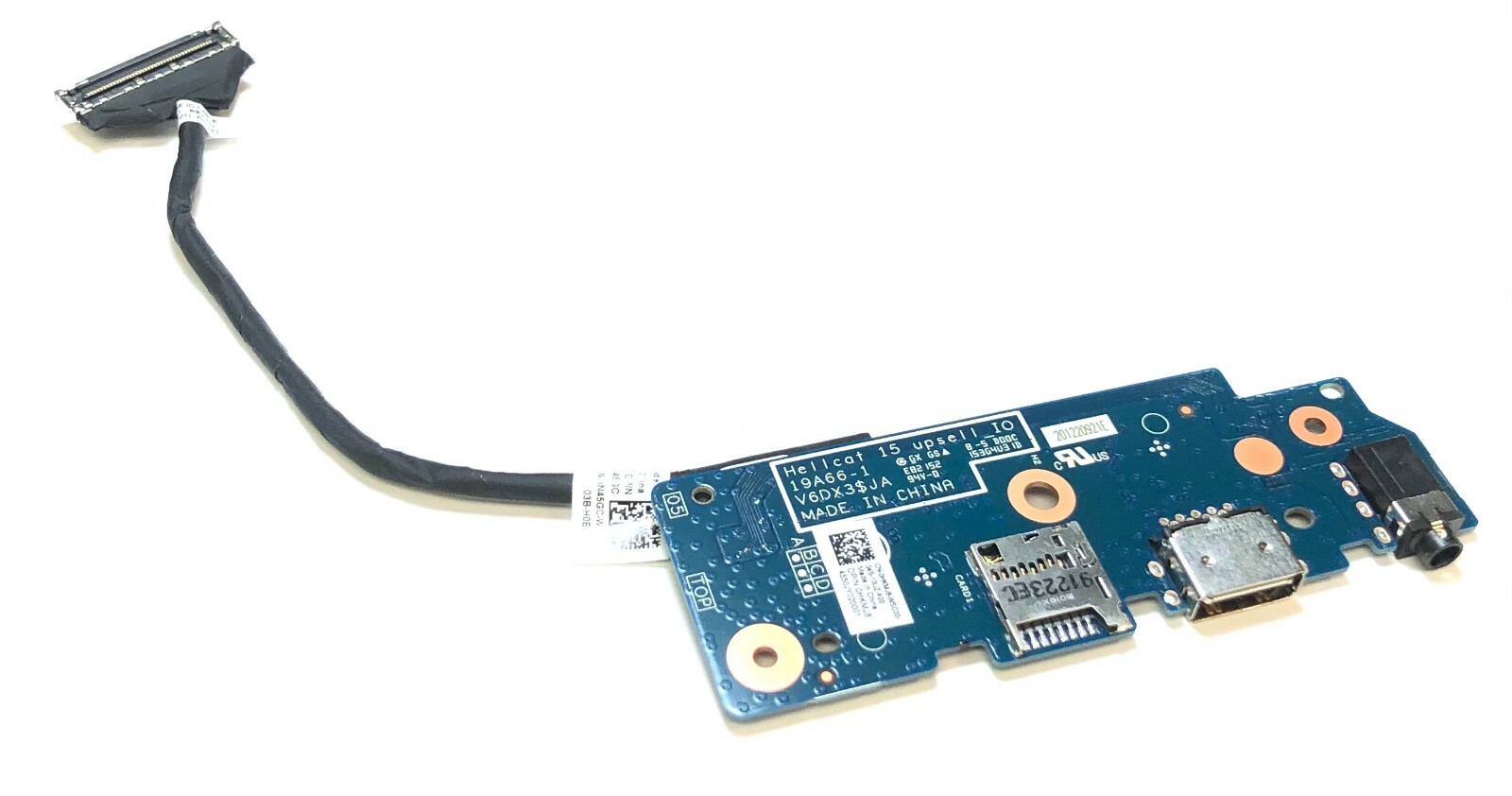 Dell Inspiron 7500 2-in-1 Genuine USB Audio I/O Board w/ Cable HKMJ8 N45GC