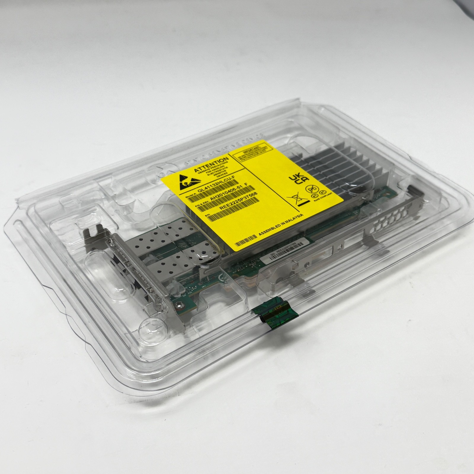 Brand NEW Q-Logic Marvell QL41132HLCU-F 10GbE Dual Port RJ-45 CNA Adapter