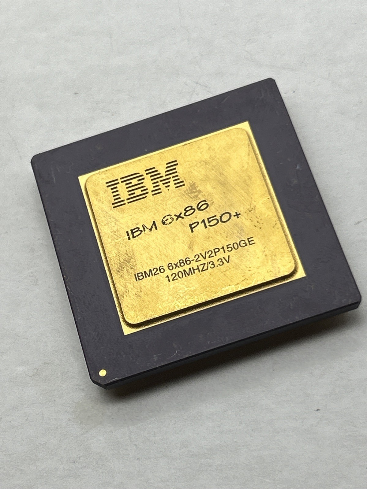 IBM IBM9314 120MHz CYRIX IBM26 6X86 P150+ CPU Processor GOLD Top 3.3v 2v2P150ge