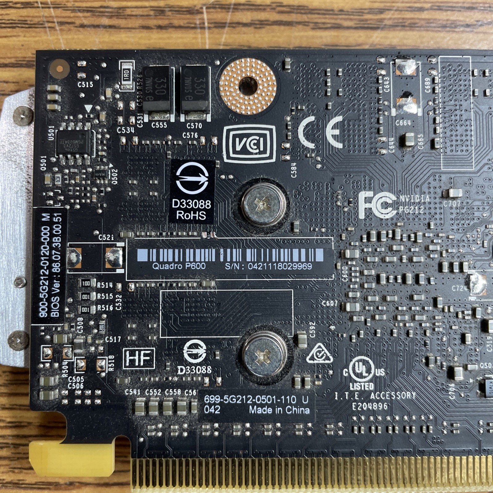 Nvidia Quadro P600 2GB GDDR5 PCI Express x16 Desktop Video Card