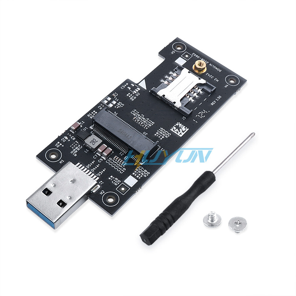 WWAN Module Modem NGFF M.2 Key-B To USB 3.0 Adapter For 3G 4G 5G LTE Card