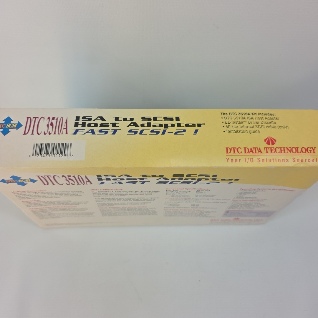 SCSI DTC 3510A ISA to SCSI Host Adapter 16-Bit Controller Card