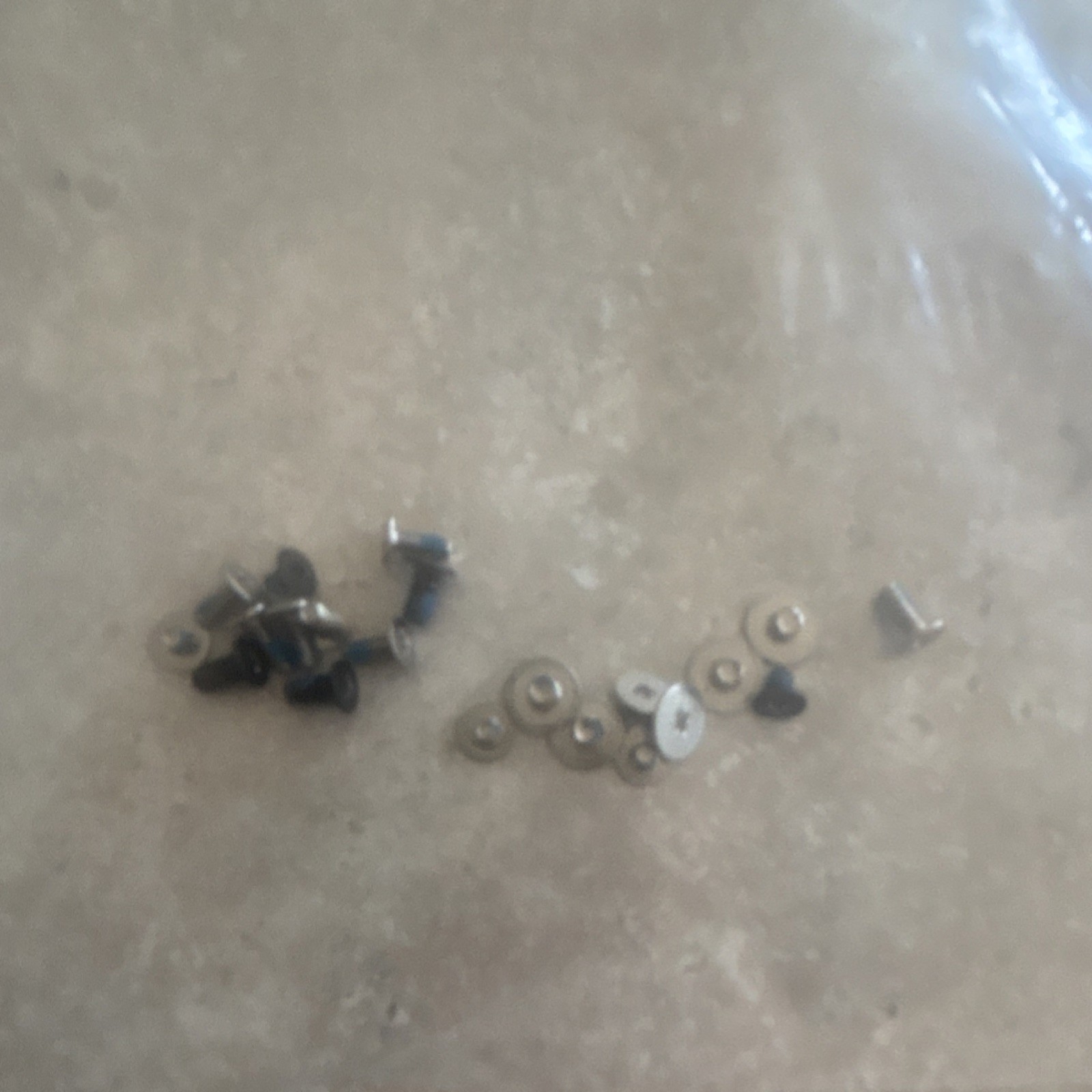 Assorted Laptop Screws Black Silver Replacement Hardware Set for Repairs
