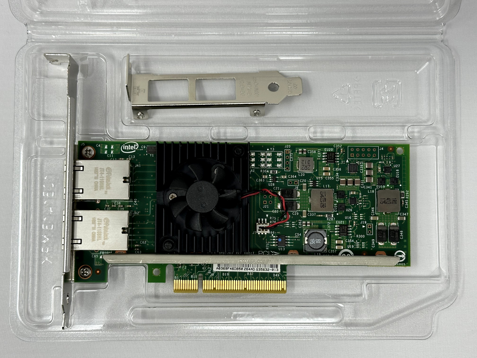Both brackets DELL INTEL X540-T2 10GB 2P DUAL PORT NIC NETWORK K7H46 3DFV8