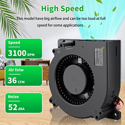 120 mm × 32 mm 12V Brushless Squirrel Cage Centrifugal Blower Fan,High 12v 2pin
