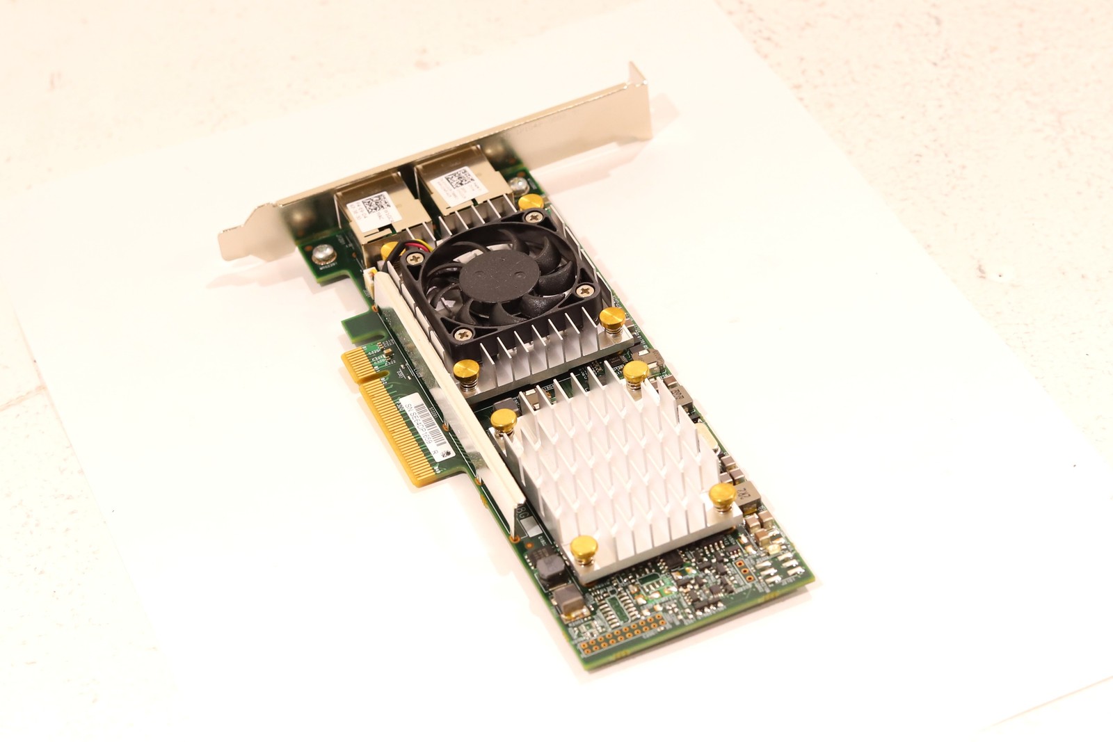 Dell BCM957810A1008G 10GbE Dual Port PCIe Network Card P/N: 0W1GCR Tested
