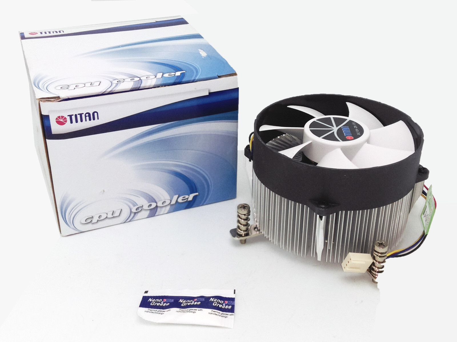 NEW Titan 95mm 4-pin PWM CPU Fan w/ Copper Core Base Heatsink for Intel LGA 2011