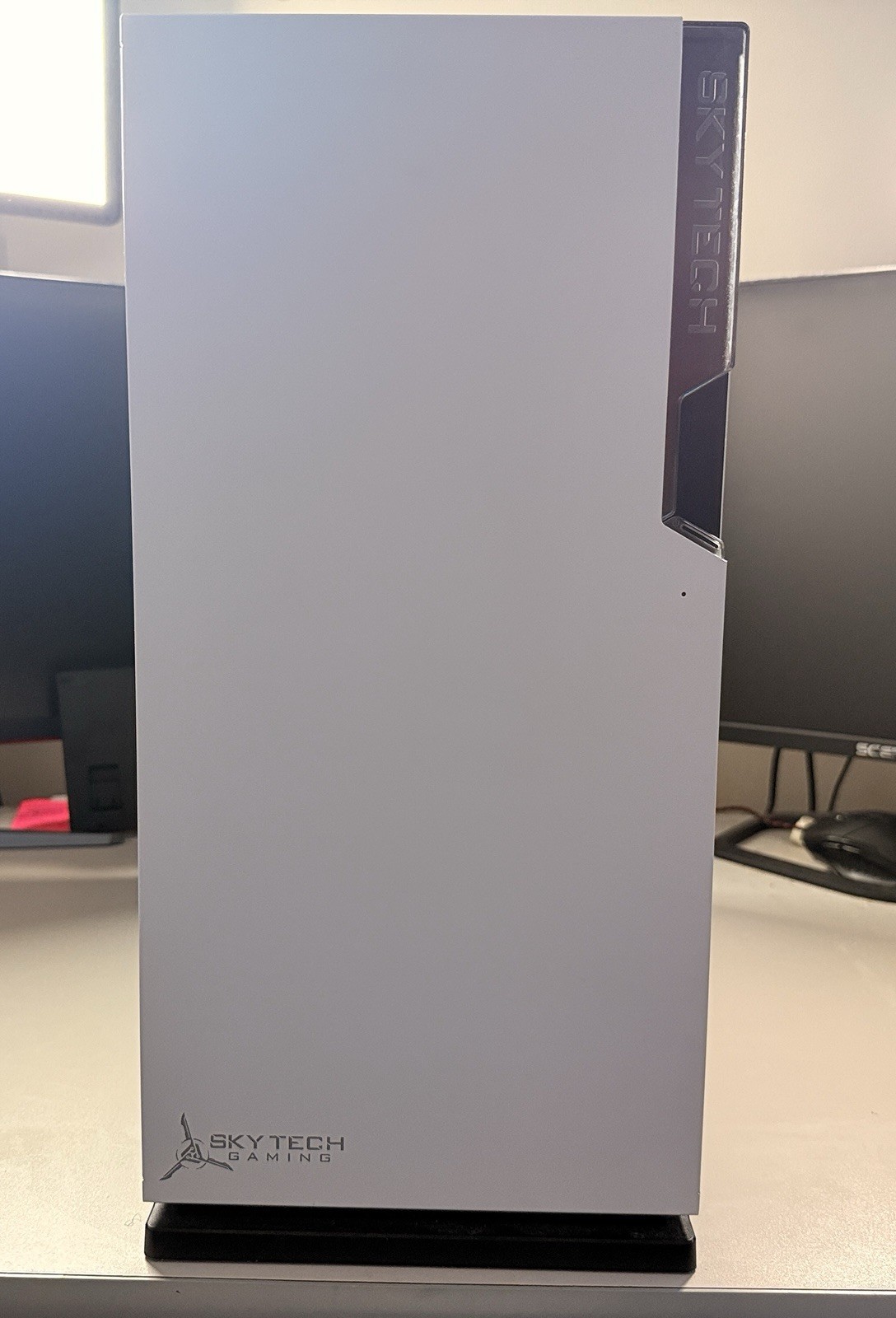 Skytech White Mid Tower Gaming Computer Case