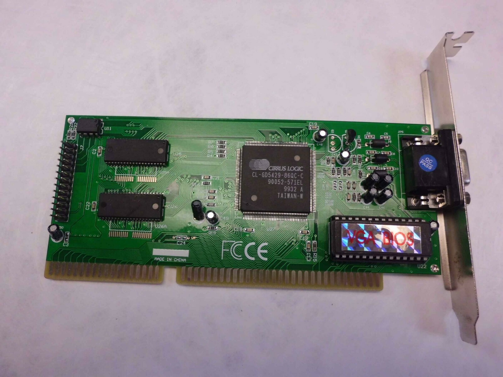 06H9114 06H6887 76H8448 IBM REPLACEMENT 1MB CIRRUS LOGIC ISA VGA