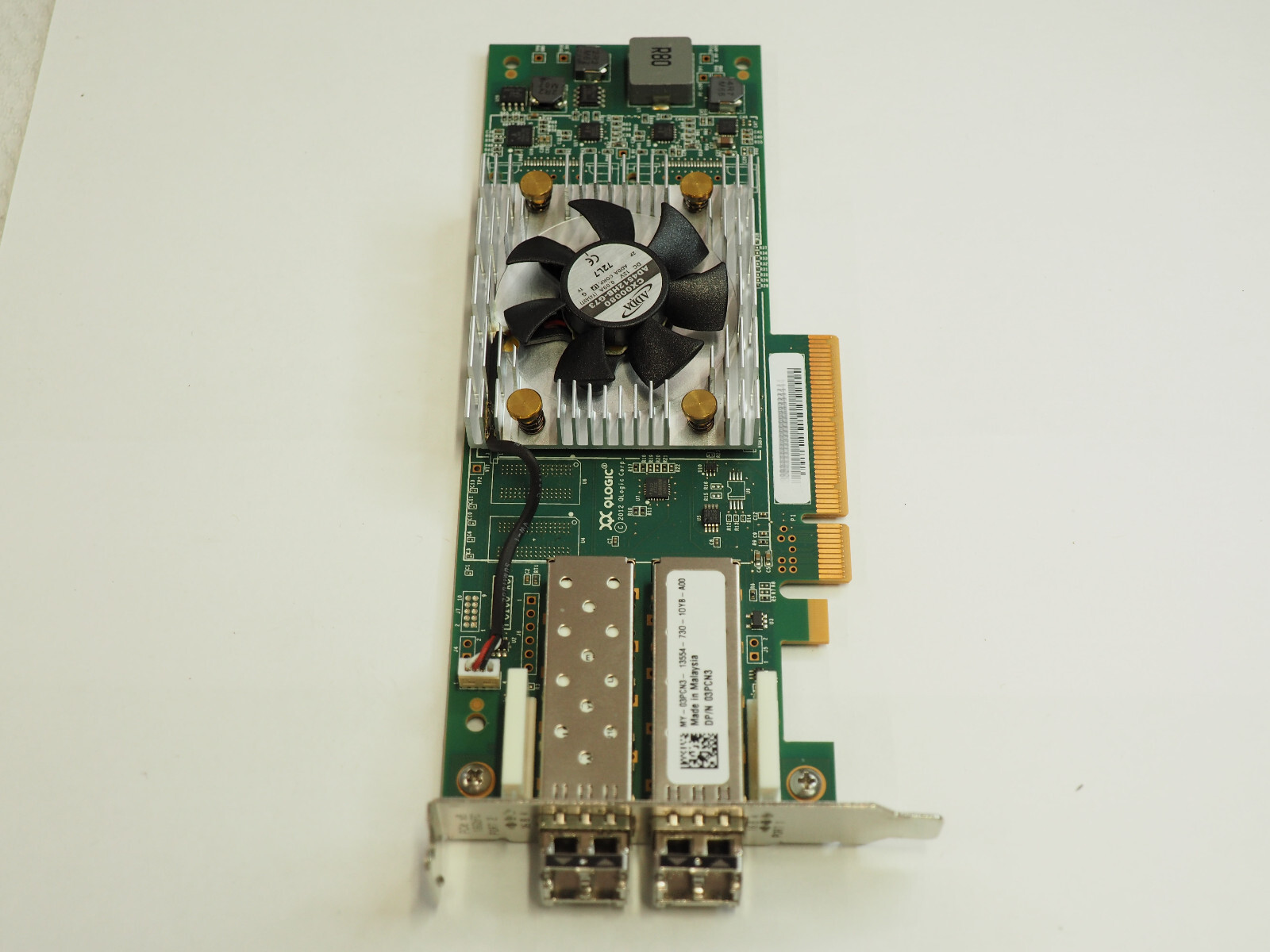 Dell Qlogic 3PCN3 QLE2662L-DEL 2-Port 16Gbps Fibre Channel Adapter Card w/ 2xSFP