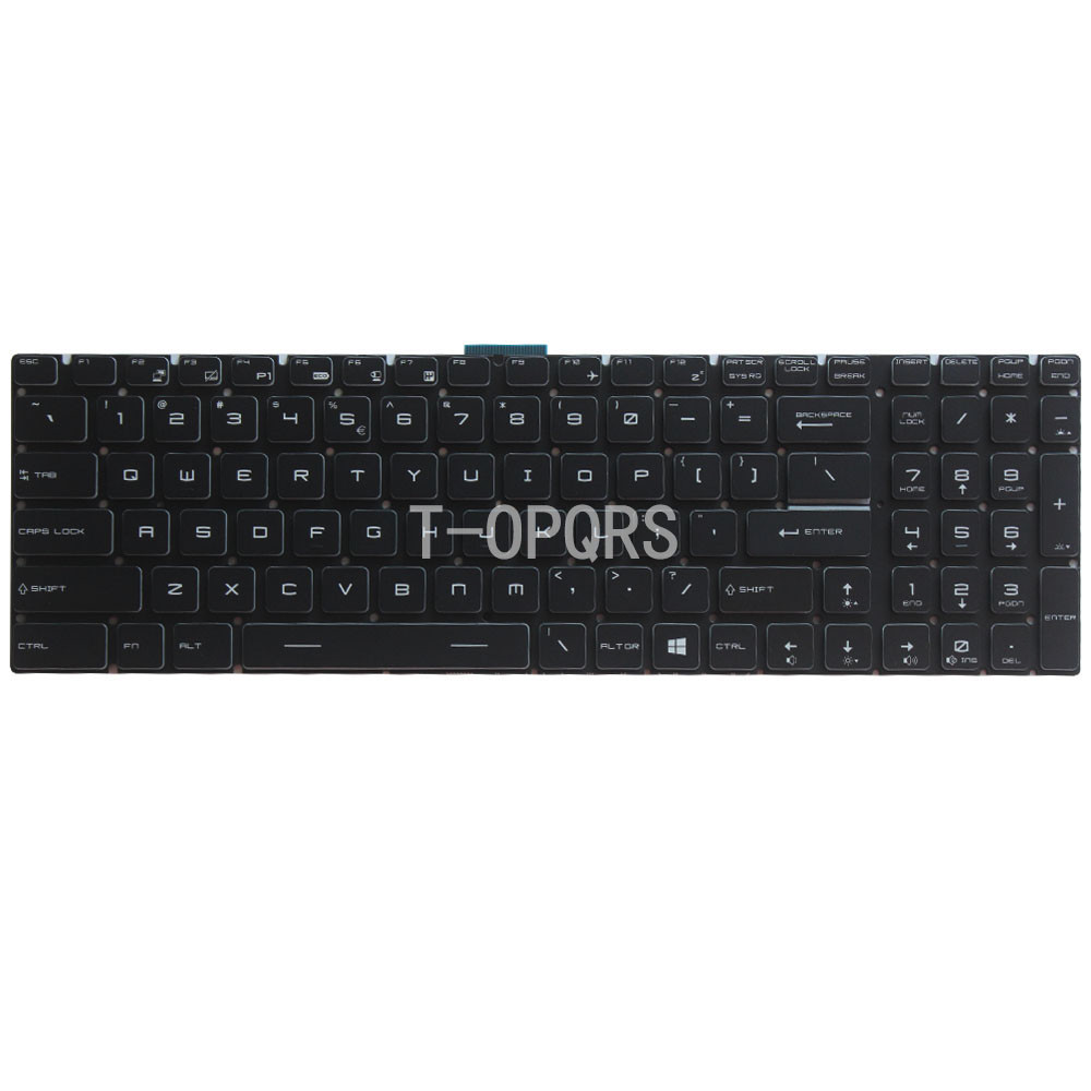 FOR MSI GS75 Stealth 10SE 10SF 8SE 8SG MS-17G1 Keyboard W/ Per-Key RGB Backlight