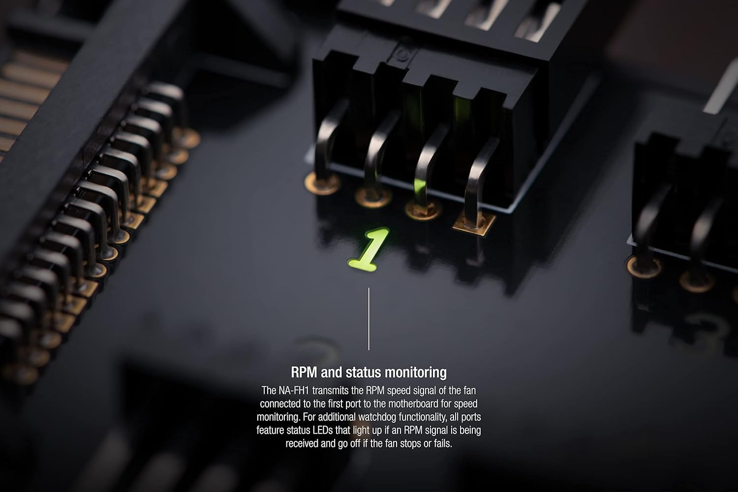 Noctua NA-FH1, 8 Channel Fan Hub for up to Eight 12V or 5V Based 4-Pin PWM or 3-