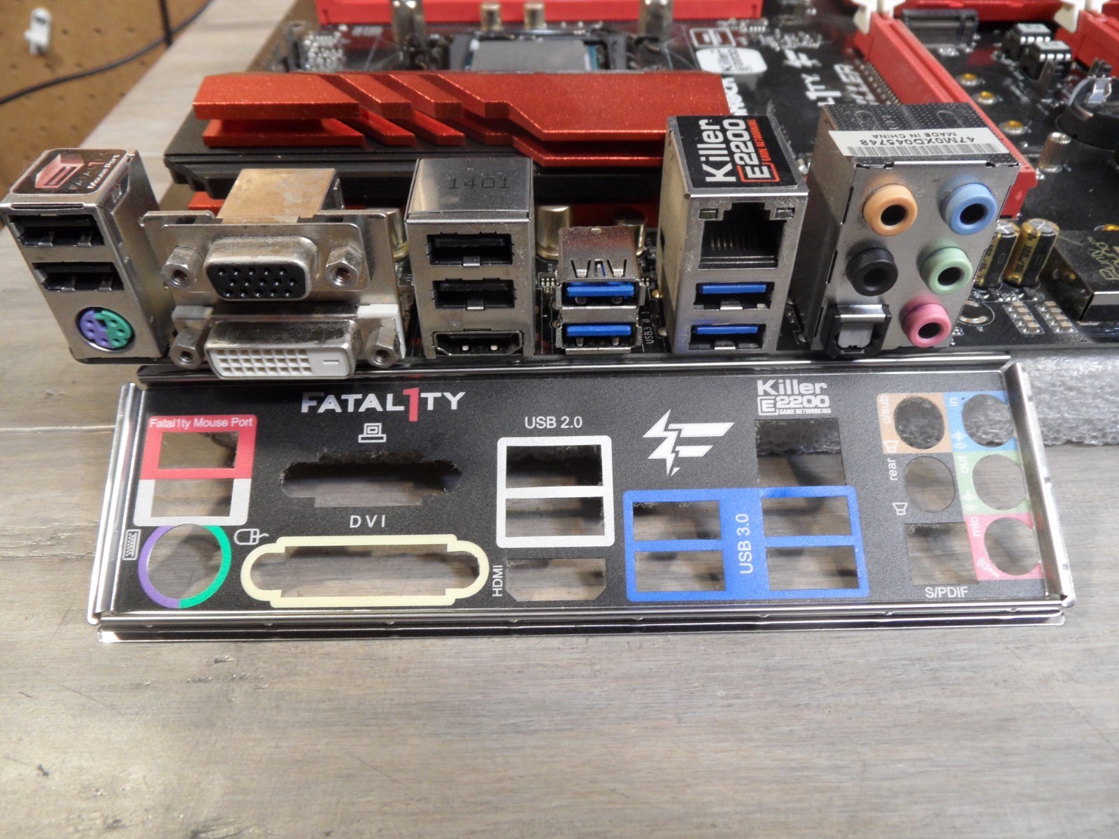 ASRock FATAL1TY Z97 KILLER Motherboard With i5-4670K CPU – 8 Gb Ram LGA1150 I/O
