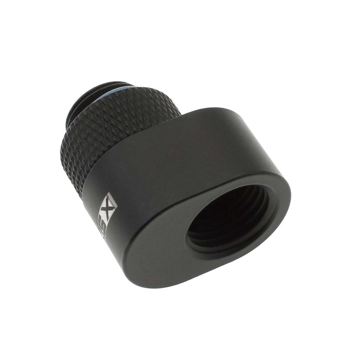 XSPC G1/4 Rotary 7mm Offset Adapter Fitting, Matte Black