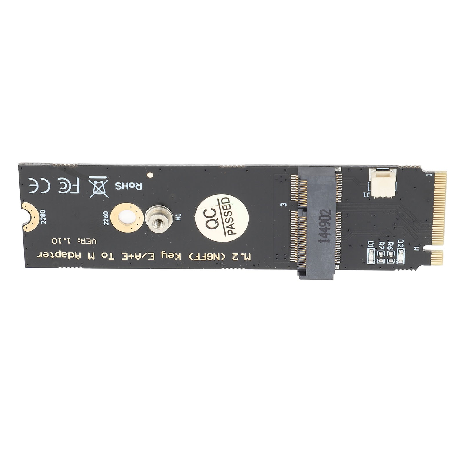 M.2 NGFF A E Key WiFi Bluetooth Card To M.2 Key M SSD Adapter For AX2 CRBU