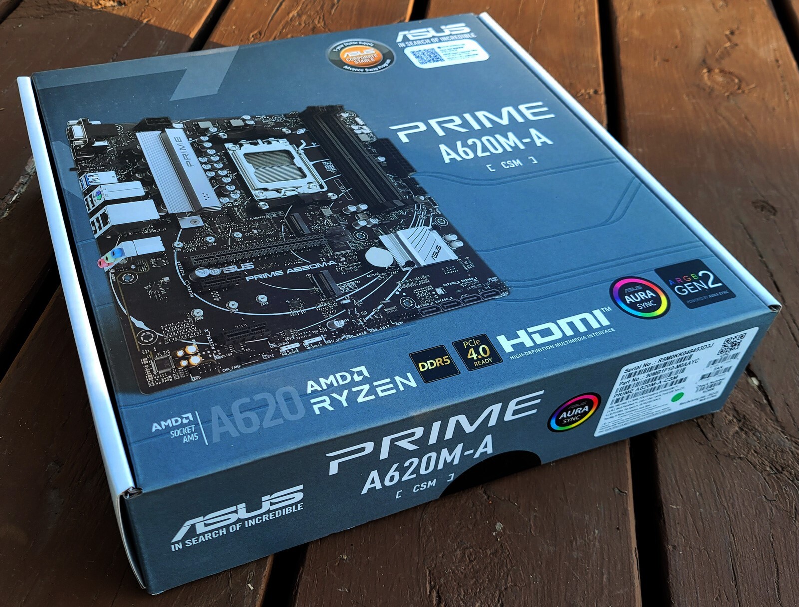 Asus A520M-C II/CSM Desktop Motherboard – AMD Chipset – Socket AM4 – Micro ATX