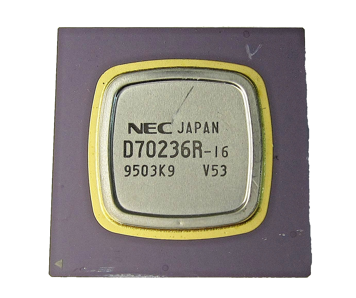 Genuine Vintage Rare NEC V53 D70236R-16 16Mhz Ceramic Processor