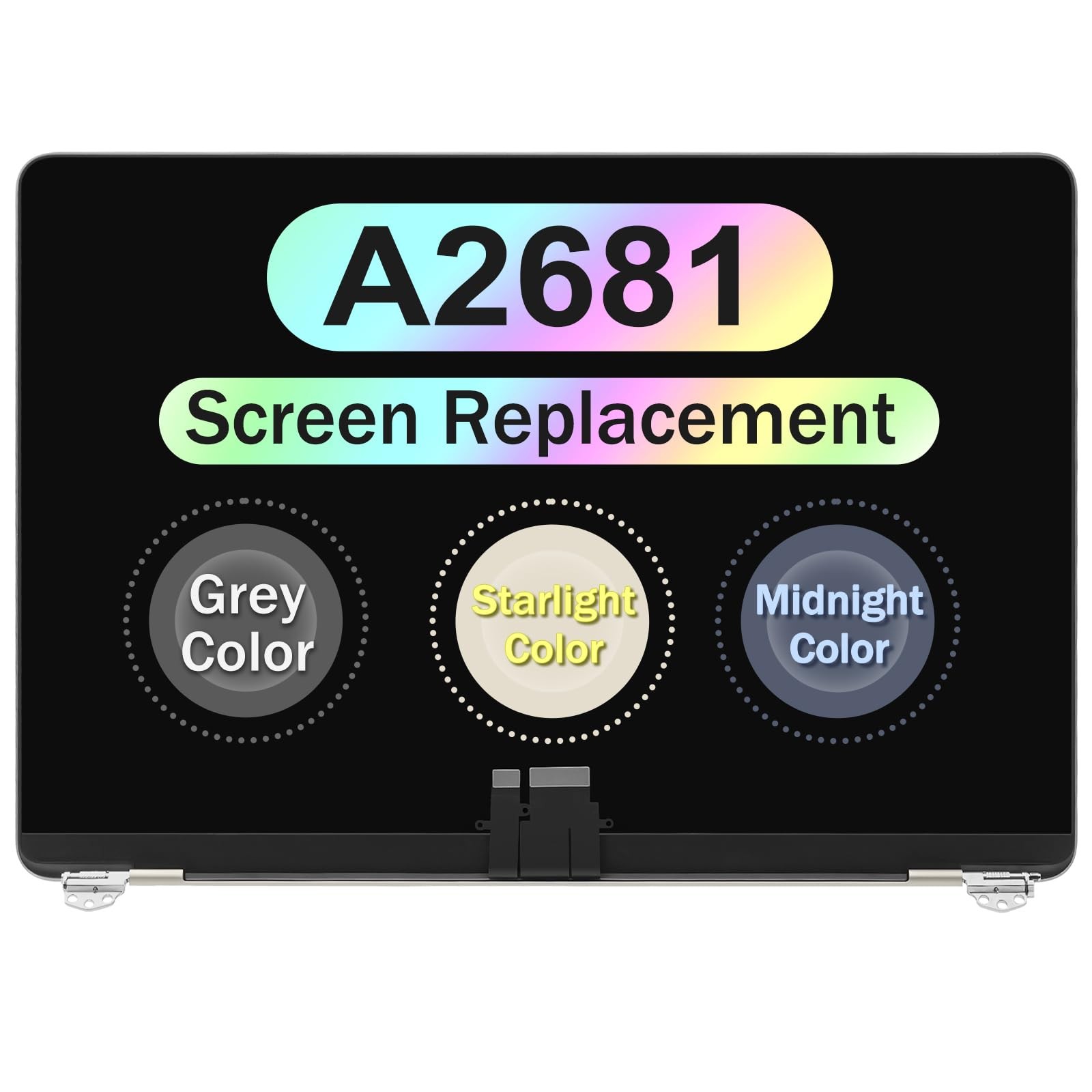 LCD Screen Replacement Assembly for MacBook Air 13.6in M2 A2681 2022 EMC 4074