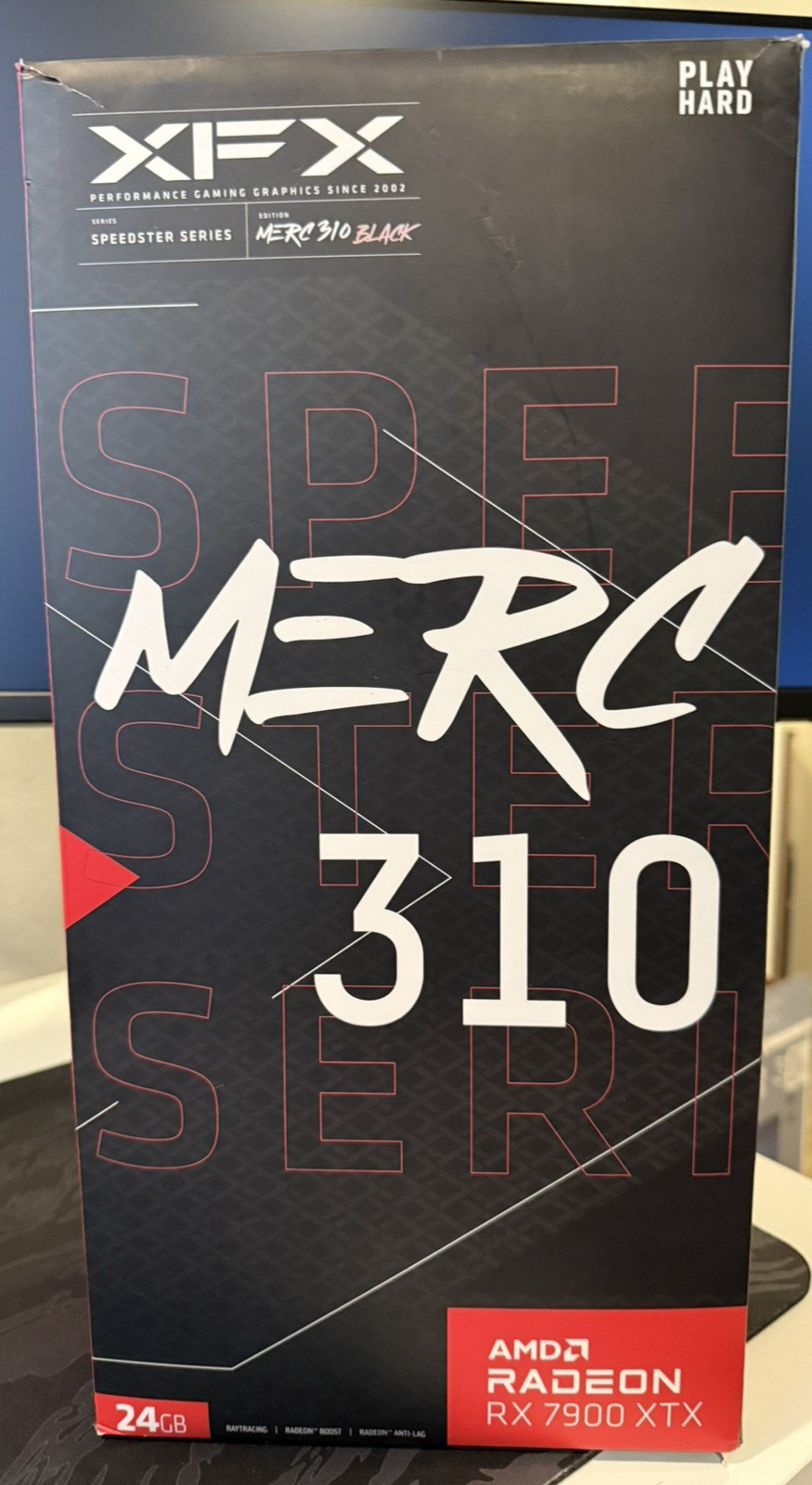 XFX Speedster MERC 310 AMD Radeon RX 7900 XTX Black Edition 24GB GDDR6 Graphics