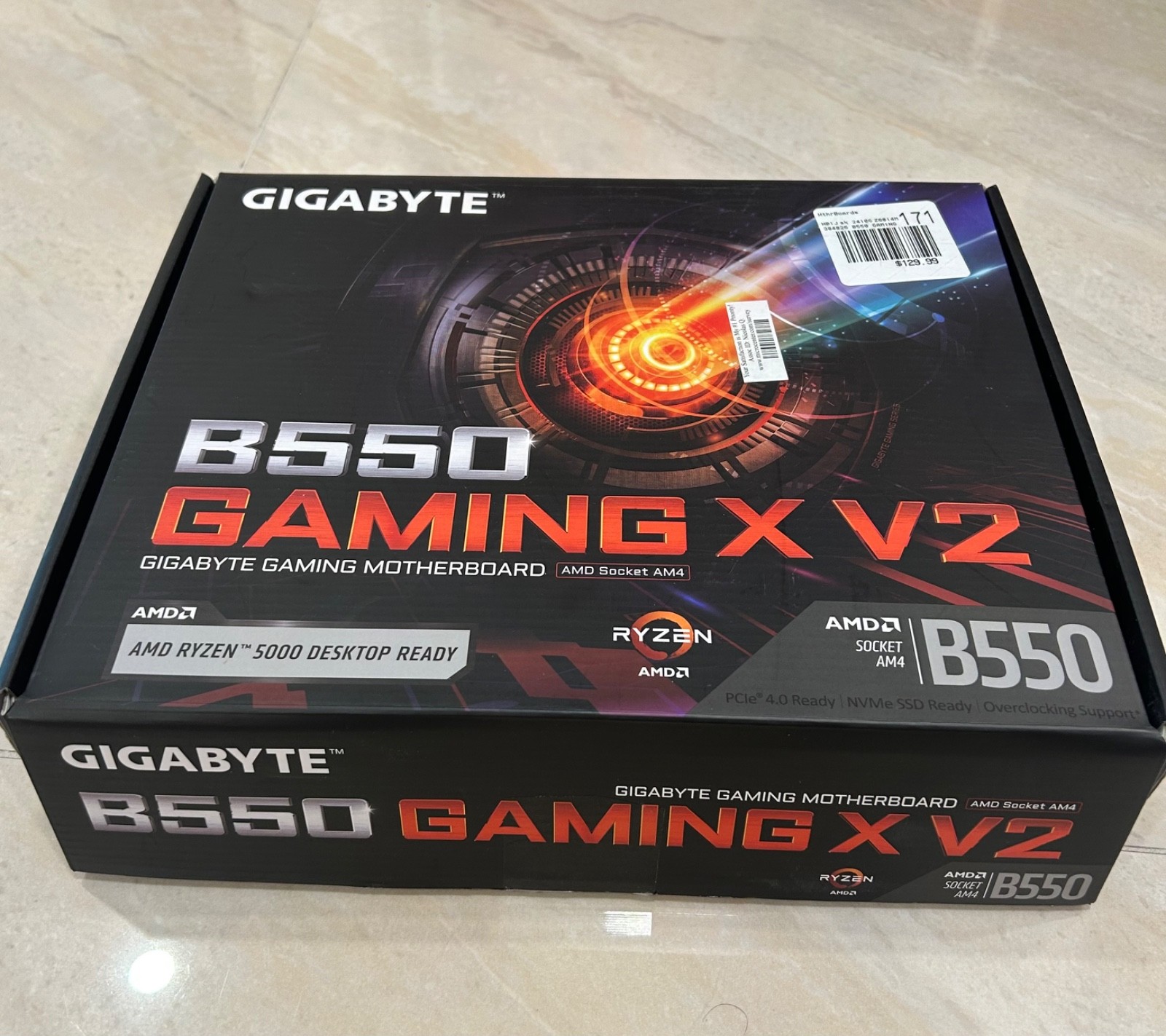 Gigabyte B550 Gaming X V2 AMD Ryzen 5000/B550/ATX/M.2/HDMI/DVI/USB 3.1 Gen…
