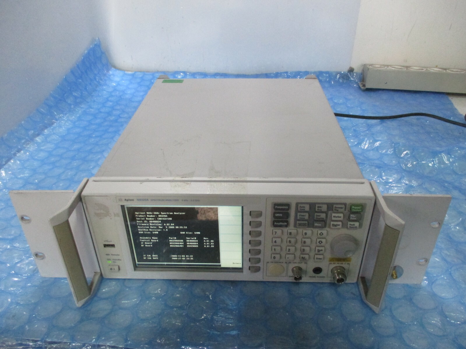 HP Agilent N9320A SPECTRUM ANALYZER 9kHz – 3.0GHz N9320A-CFG001