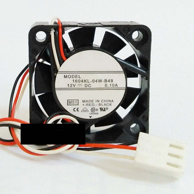 1604KL-04W-B49 Fan 40*40*10mm 0.10A 3pin
