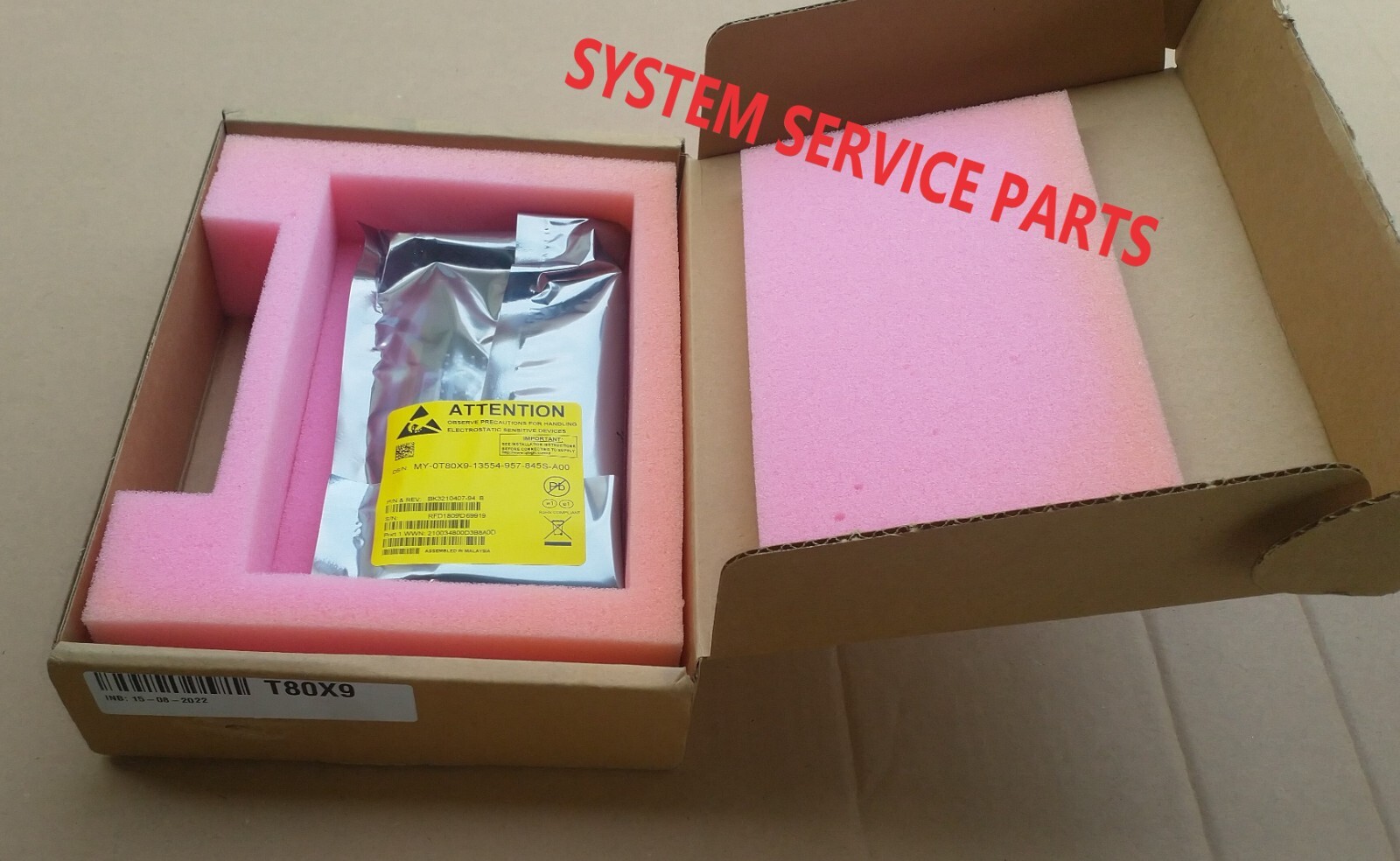 DELL HBA SINGLE PORT QLE2690L 16Gb/s Host Bus Adapter Qlogic CONTROLLER T80X9