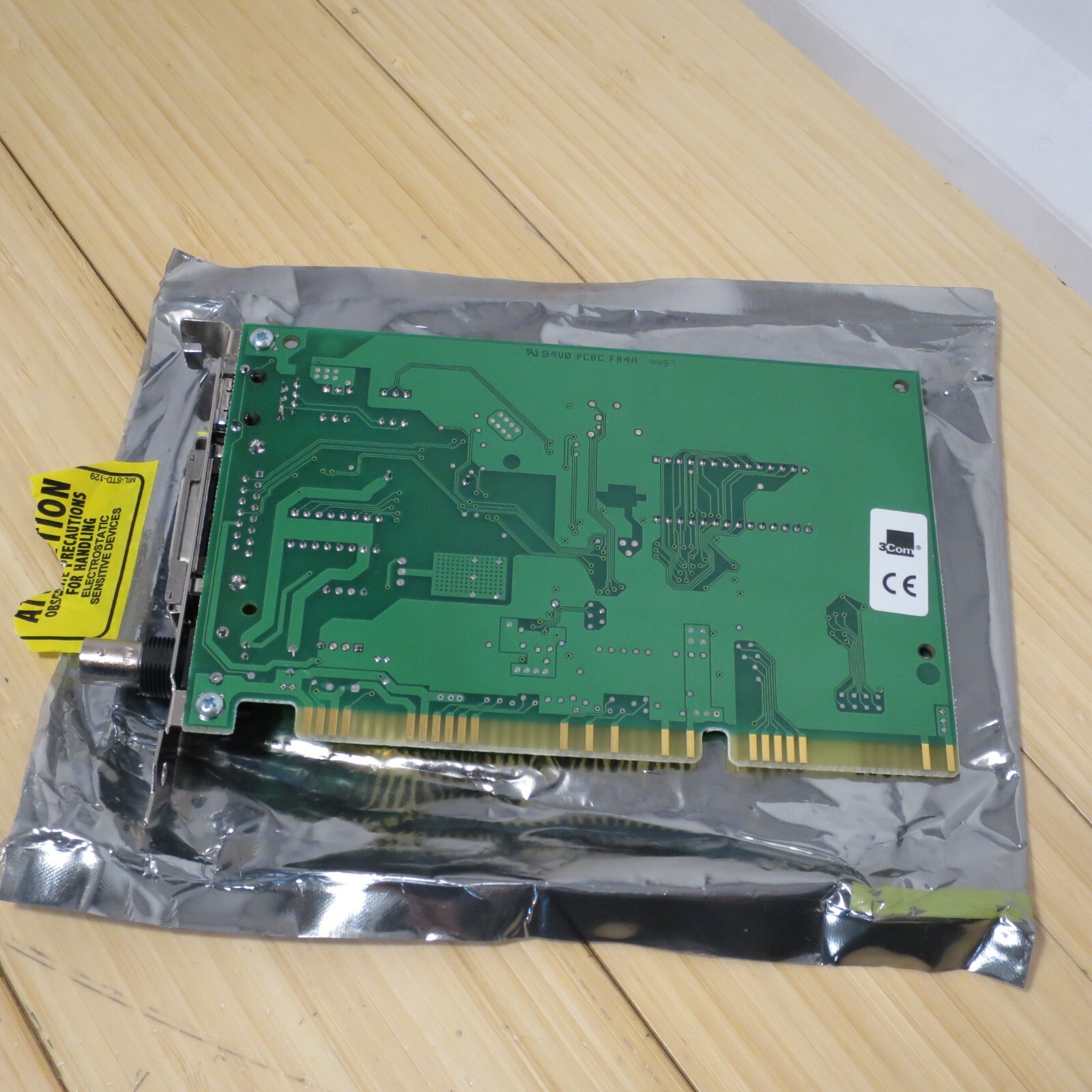 Network Card 3Com Etherlink III 3C509B-C Combo ISA RJ45 BNC 03-0021-010 REV A…